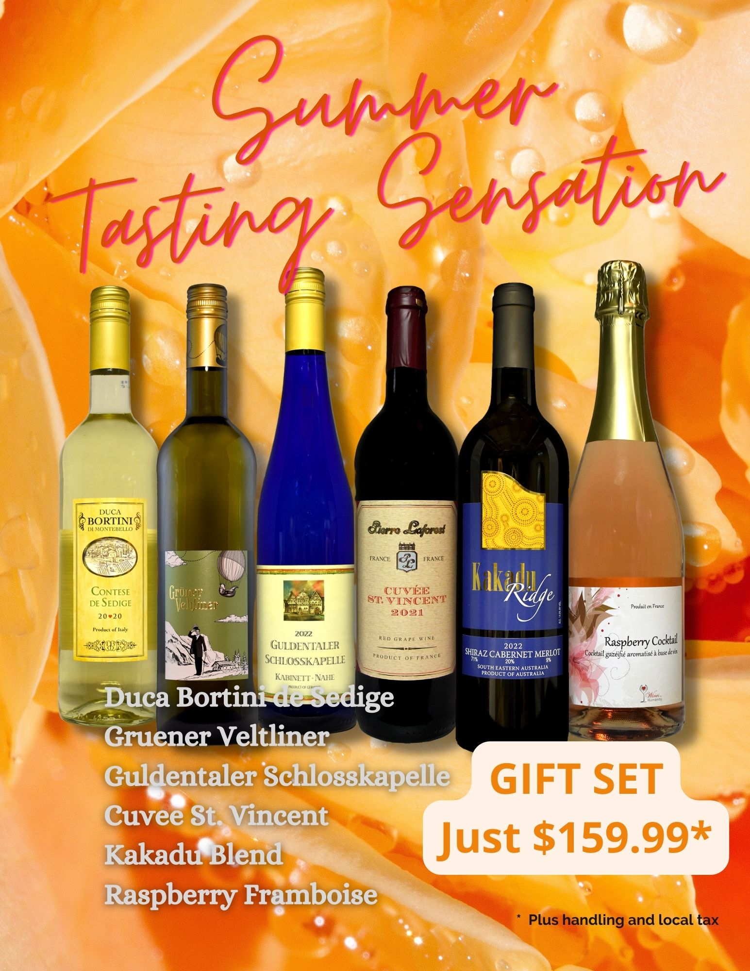 3rd Qtr Gift Set Trio of Wines for Humanity Wines
